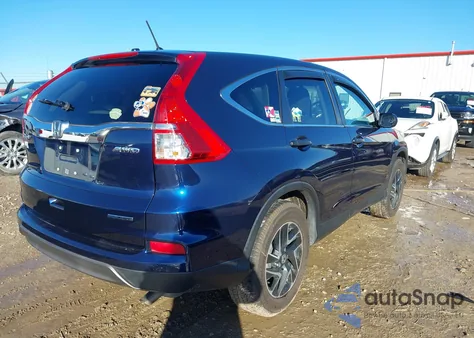 2016 Honda Cr-V Se z USA, uszkodzony, nr VIN 5J6RM4H45GL083308